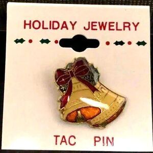 Holiday Bells Christmas Tac Pin NOC